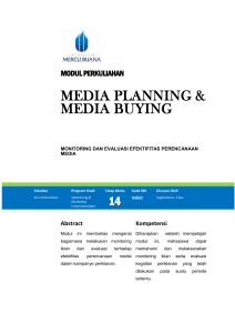 Modul Media Planning And Buying [TM15]