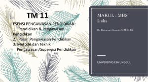 tm 11 esensi pengawasan pendidikan