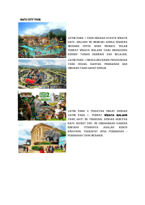 Batu City Tour Jatim Park 1 yang berada di Kota Wisata Batu