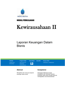 Modul Kewirausahaan II [TM13]