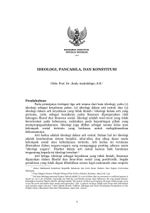 ideologi dan konstitusi negara republik indonesia