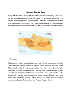Kerajaan Mataram Kuno
