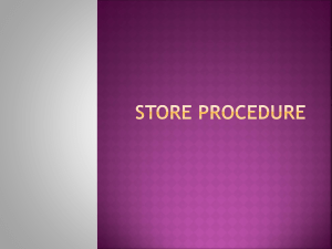 store procedure