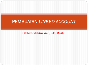 materi linked accounts - Data Dosen UTA45 JAKARTA