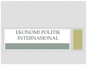 ekonomi politik internasional