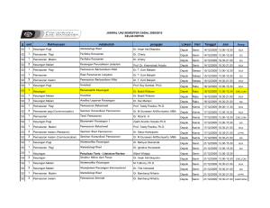 jadwal UAS gasal 0910 revisi