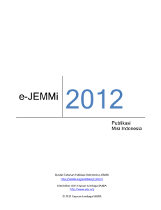 e-JEMMi 2012 - SABDA