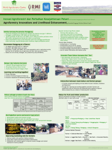 Tanaman dengan potensi pasar tinggi tetapi jumlah produksi dan