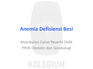 Anemia Defisiensi Besi - フジックス