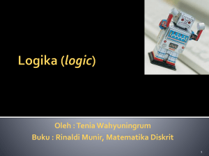 Logika (logic) - Tenia Wahyuningrum