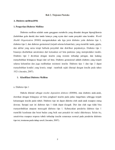 Bab 2. Tinjauan Pustaka A. Diabetes mellitus(DM)