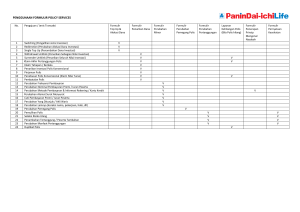 penggunaan formulir policy services - Panin Dai