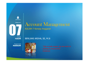 Account Management - Universitas Mercu Buana