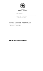 PSAP 06 tentang Akuntansi Investasi