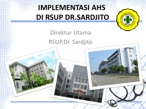 implementasi ahs di rsup dr.sardjito