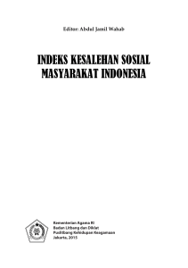 indeks kesalehan sosial masyarakat indonesia