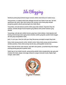 Ide Blogging 1 - Final