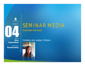 seminar media - Universitas Mercu Buana