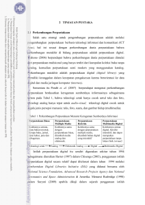 9 2 TINJAUAN PUSTAKA 2.1 Perkembangan