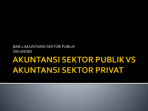 akuntansi sektor publik vs akuntansi sektor privat