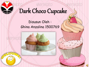 Dark Choco Cupcake