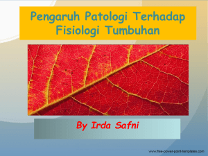 Kuliah 5_Patogenesis Tanaman 2017