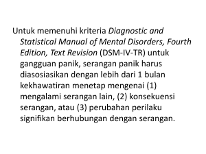 Diagnostic and Statistical Manual of Mental Disorders, Fourth