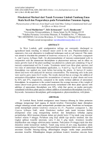 usul penelitian - Jurnal Lahan Suboptimal