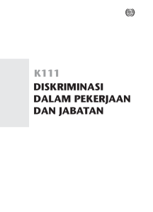 K-111 Diskriminasi dalam Pekerjaan dan Jabatan.indd