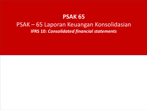 PSAK 65 Laporan Keuangan Konsolidasian 01062015