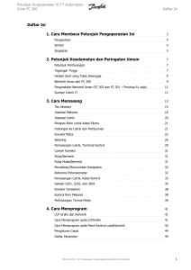 Daftar Isi 1. Cara Membaca Petunjuk Pengoperasian Ini 2