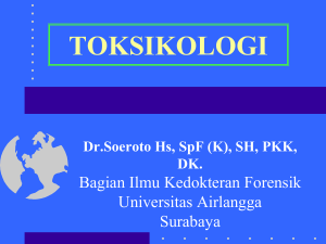 FORENSIC SCIENCES (ILMU FORENSIC)