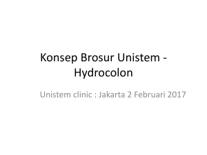 Konsep Brosur Unistem - Hydrocolon