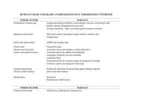 rumusan hasil lokakarya farmakologi dan toksikologi veteriner
