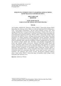 eJournal Ilmu Komunikasi,2013, 1(1):113-125 ISSN 0000