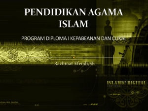 pendidikan agama islam - E
