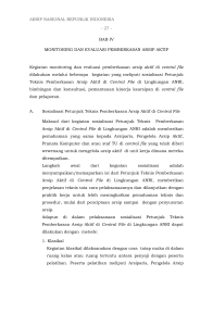 ARSIP NASIONAL REPUBLIK INDONESIA BAB IV MONITORING