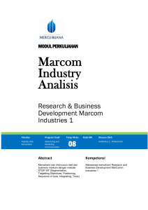 Modul Marcomm Industry Analisis [TM9]