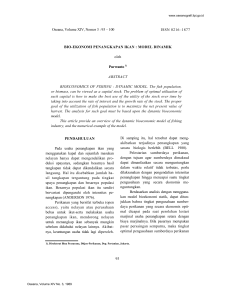 Oseana, Volume XIV, Nomor 3 : 93 – 100 ISSN