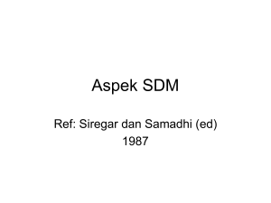 Aspek SDM