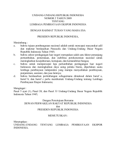 undang undang republik indonesia