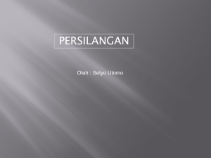 PERSILANGAN