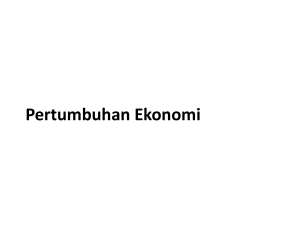 Pertumbuhan Ekonomi - E