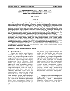 673 ANALISIS PERBANDINGAN LOGIKA BOOLEAN DENGAN