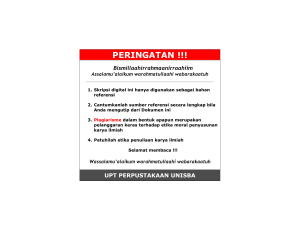 01 cover - Perpustakaan UNISBA