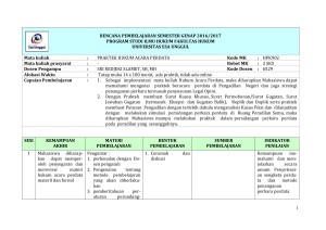 RPS HPK 902 – Praktek Hukum Perdata