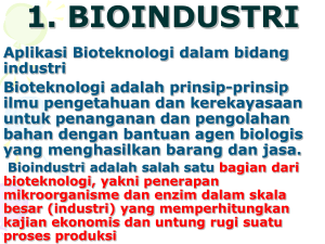 Bioindustri - Blog UB - Universitas Brawijaya
