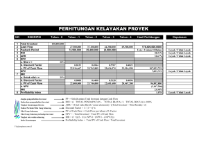 Contoh Kasus Investasi SIM - E