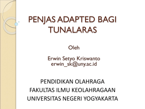 penjas adapted bagi tunalaras - Staff Site Universitas Negeri