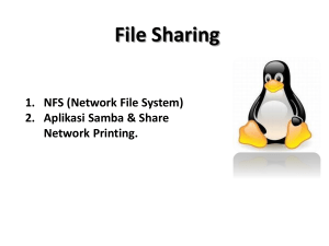 File Sharing NFS